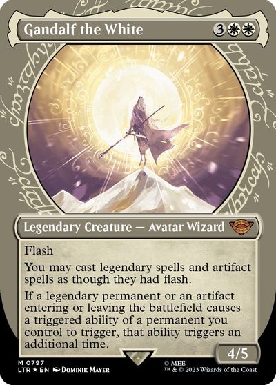 Gandalf the White (Showcase) (Surge Foil) card art