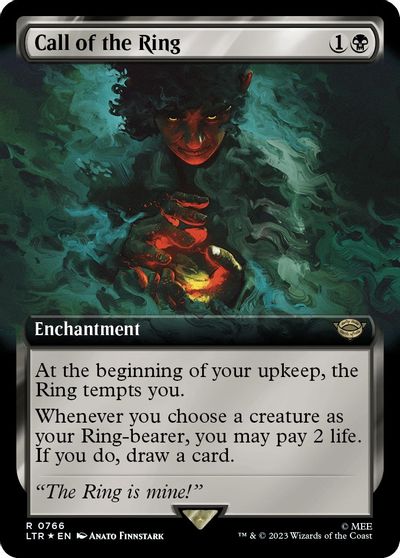 Call of the Ring (Extended Art) (Surge Foil) card art