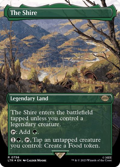 The Shire (Borderless) (Surge Foil) card art