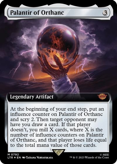 Palantir of Orthanc (Extended Art) (Surge Foil) card art