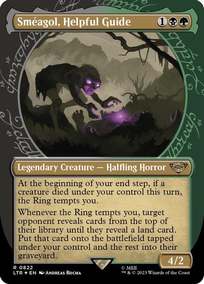 Smeagol, Helpful Guide (Showcase) (Surge Foil) card art