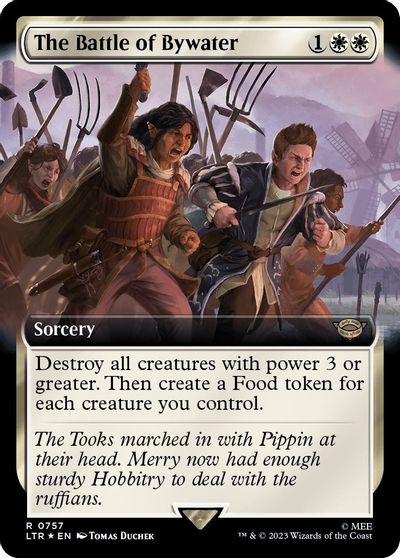 The Battle of Bywater (Extended Art) (Surge Foil) card art
