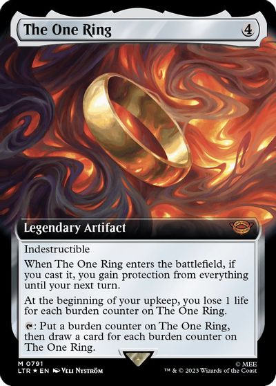 The One Ring (Extended Art) (Surge Foil) card art