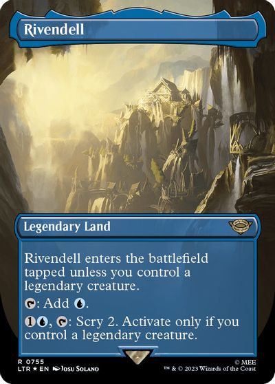 Rivendell (Borderless) (Surge Foil) card art