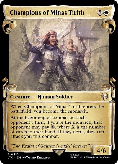 Champions of Minas Tirith (Showcase Scrolls) card art