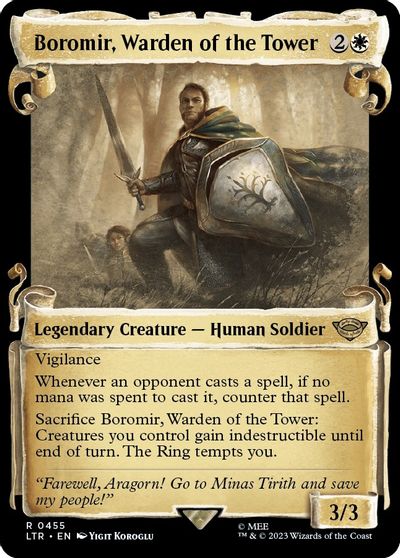 Boromir, Warden of the Tower (Showcase Scrolls) card art