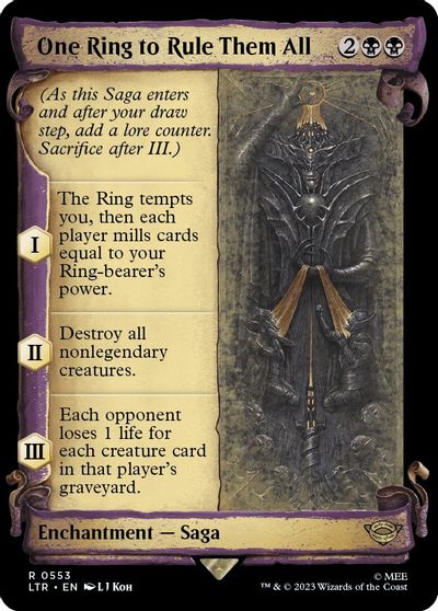 One Ring to Rule Them All (Showcase Scrolls) card art
