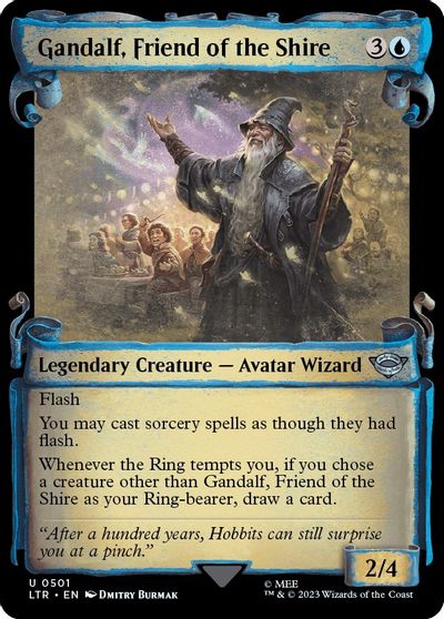 Gandalf, Friend of the Shire (Showcase Scrolls) card art