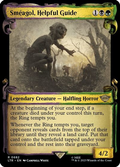 Smeagol, Helpful Guide (Showcase Scrolls) card art
