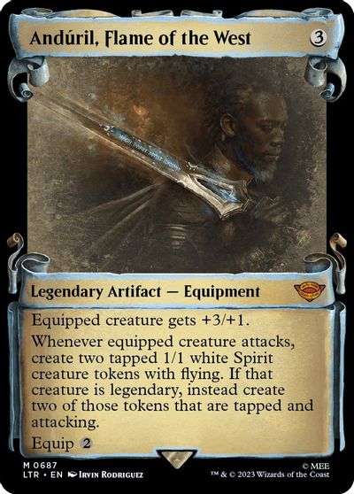 Anduril, Flame of the West (Showcase Scrolls) card art