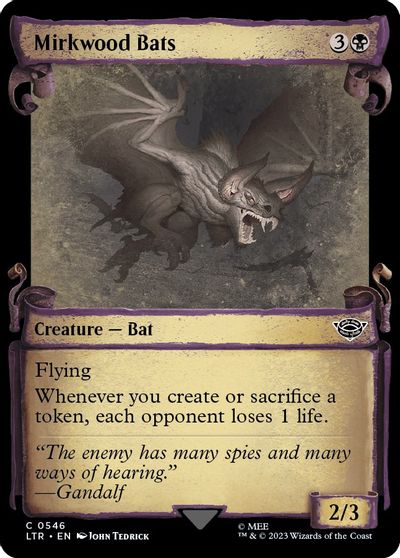 Mirkwood Bats (Showcase Scrolls) card art
