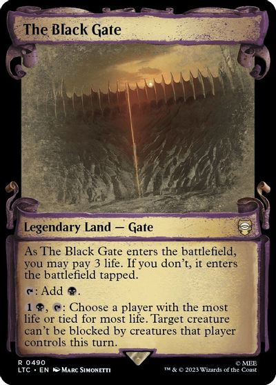 The Black Gate (Showcase Scrolls) card art