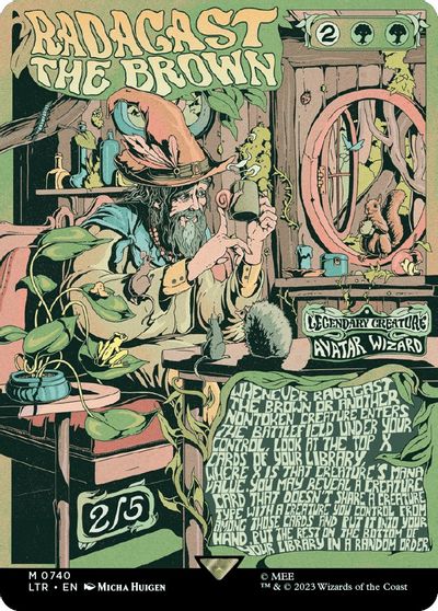 Radagast the Brown (Borderless Poster) card art