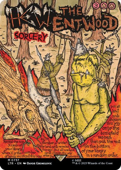 Hew the Entwood (Borderless Poster) card art