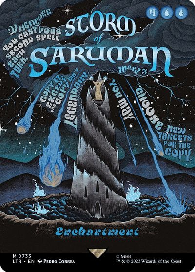 Storm of Saruman (Borderless Poster) card art