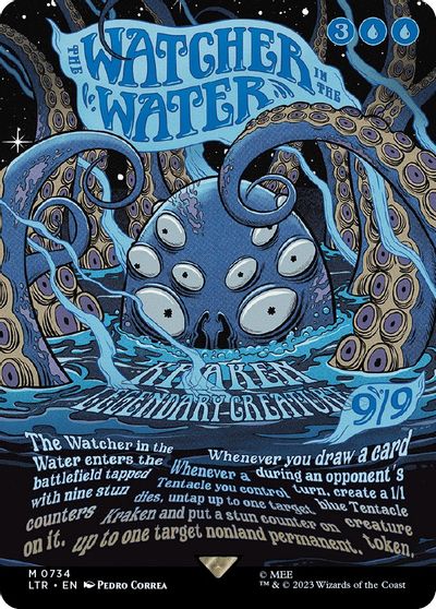 The Watcher in the Water (Borderless Poster) card art