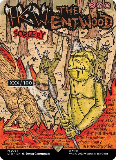 Hew the Entwood (Borderless Poster) (Serial Numbered) card art