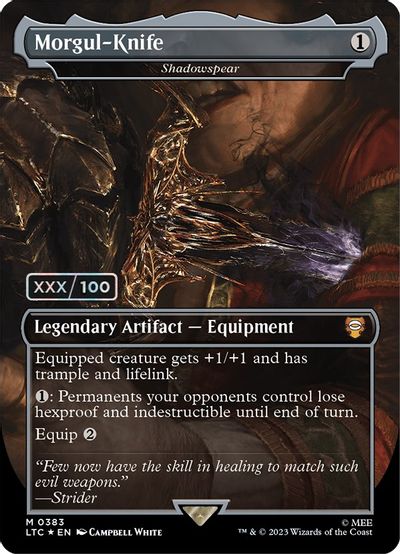 Morgul-Knife - Shadowspear (Serial Numbered) card art