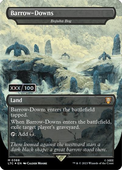 Barrow-Downs - Bojuka Bog (Borderless) (Serial Numbered) card art