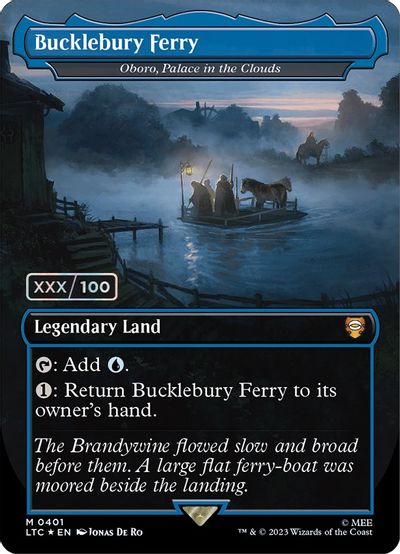 Bucklebury Ferry - Oboro, Palace in the Clouds (Borderless) (Serial Numbered) card art