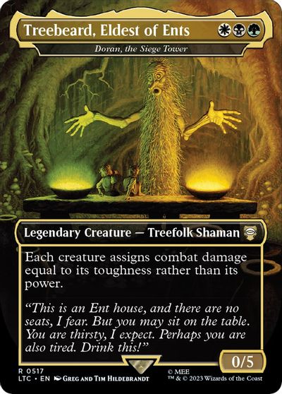 Treebeard, Eldest of Ents - Doran, the Siege Tower (Borderless) card art