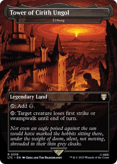 Tower of Cirith Ungol - Urborg (Borderless) card art