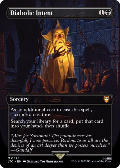 Diabolic Intent (Borderless) card art