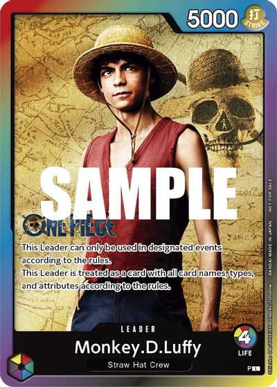 Monkey.D.Luffy (Leader Pack - Live Action) (Sealed Battle 2023 Vol. 1) card art