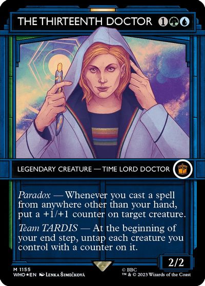 The Thirteenth Doctor (Showcase) (Surge Foil) card art