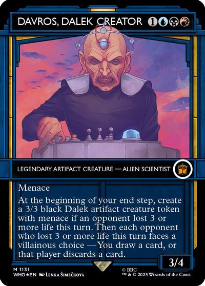 Davros, Dalek Creator (Showcase) (Surge Foil) card art