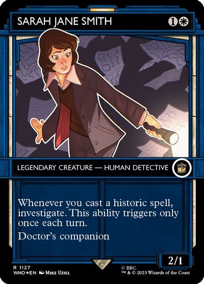 Sarah Jane Smith (Showcase) (Surge Foil) card art