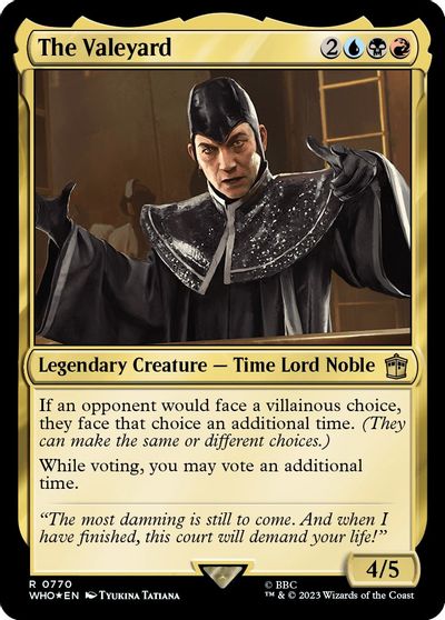 The Valeyard (Surge Foil) card art