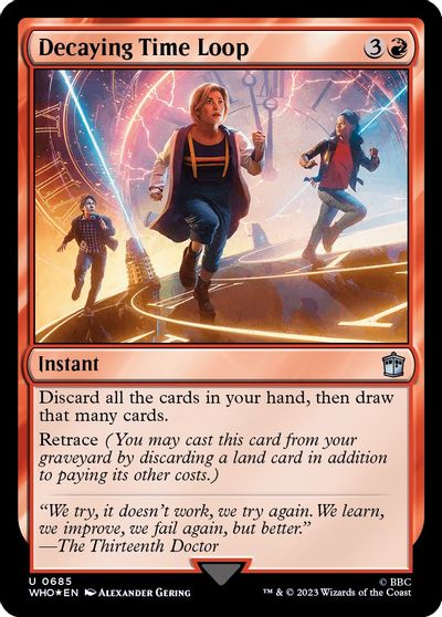 Decaying Time Loop (Surge Foil) card art