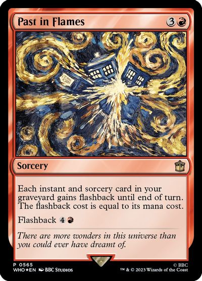 Past in Flames card art