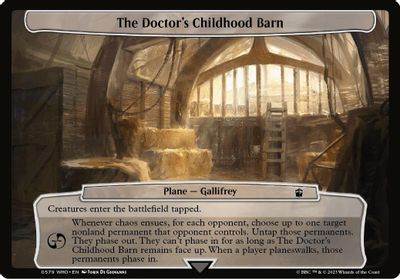 The Doctor's Childhood Barn card art