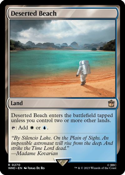 Deserted Beach card art