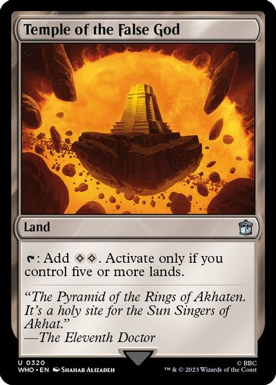 Temple of the False God card art