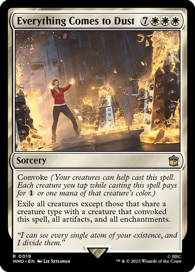 Everything Comes to Dust card art