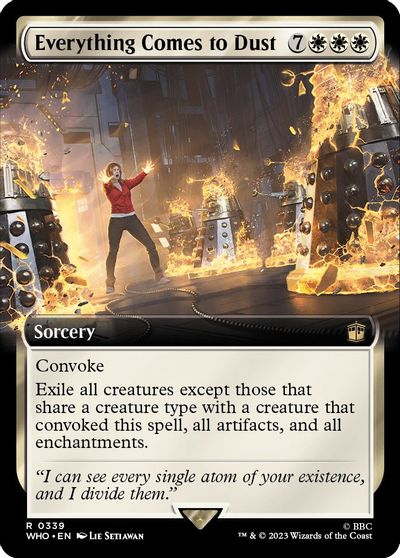 Everything Comes to Dust (Extended Art) card art