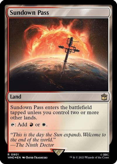 Sundown Pass (Surge Foil) card art