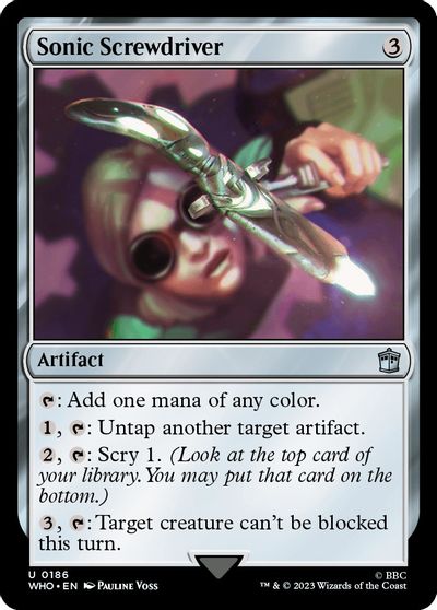 Sonic Screwdriver (0186) card art