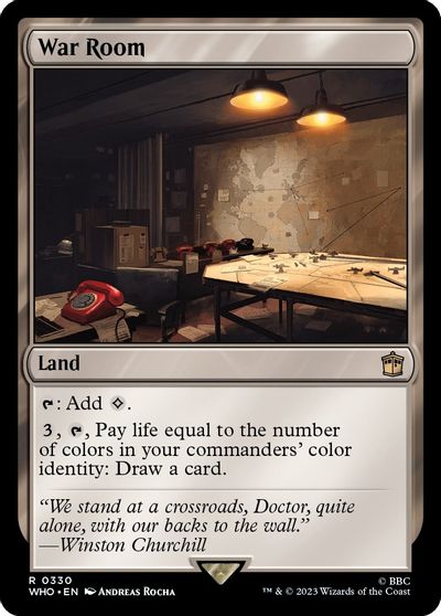 War Room card art