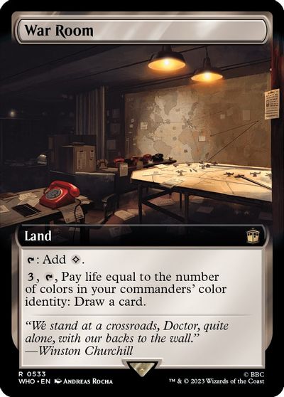 War Room (Extended Art) card art