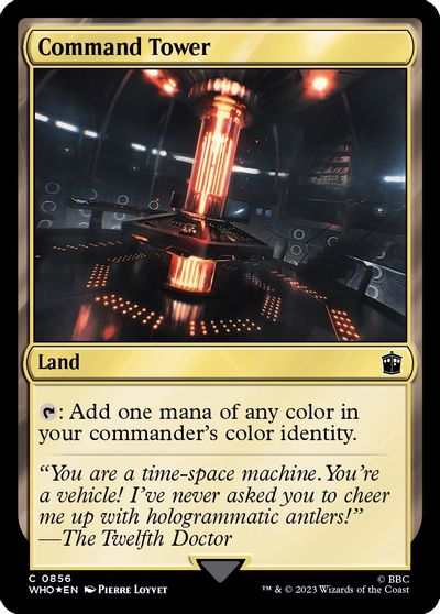 Command Tower (0856) (Surge Foil) card art