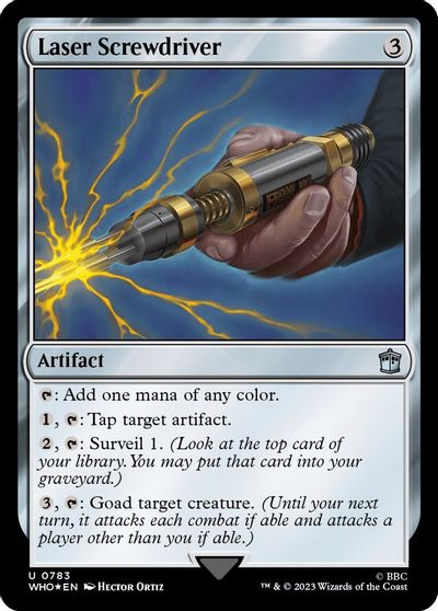 Laser Screwdriver (Surge Foil) card art