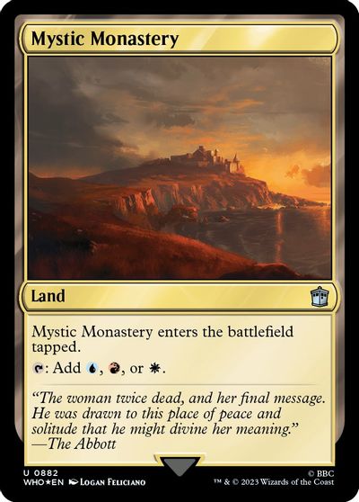 Mystic Monastery (Surge Foil) card art