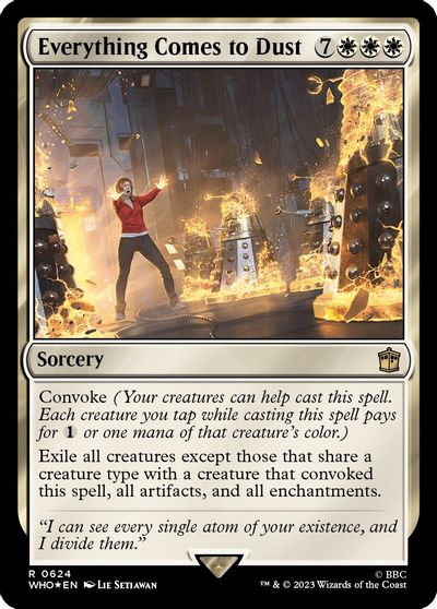 Everything Comes to Dust (Surge Foil) card art