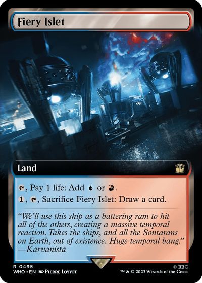 Fiery Islet (Extended Art) card art