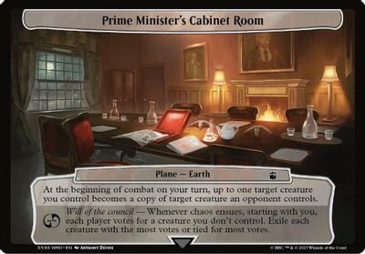 Prime Minister's Cabinet Room card art