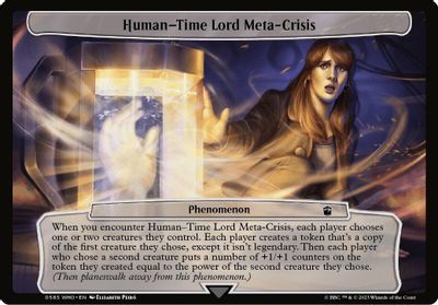 Human-Time Lord Meta-Crisis card art